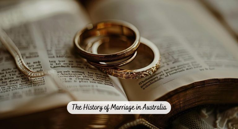 The History of Marriage in Australia